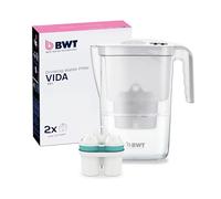 BWT Filtro de agua VIDA 2,6 L blanco con 2 cartuchos de filtro de zinc + agua mineral de magnesio | Sistema inmunológico protegido con zinc