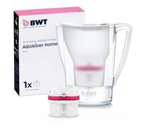 BWT Jarra Filtradora de Agua Aqualizer Blanca 2,7L - Reduce Cal, Cloro e Impurezas y Enriquece con Magnesio - incl. 1 Cartucho