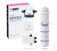 BWT MIXXO Starter Kit "Soft" | filtro de agua premium para grifo | purificador de agua doméstico | sistema filtro de agua innovador | descalcificador compacto bajo fregadero