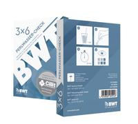 BWT Tiras de prueba de dureza | Determina fácilmente la dureza del agua perla en 1 minuto | 3 paquetes de 6 tiras | Medición rápida y sencilla de la dureza total del agua