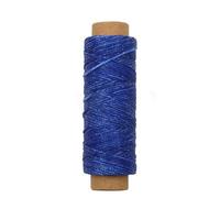 BWUHDKS Hilo de coser de nailon, 12/30/50 m, 150 D, 0,8 mm de grosor, encerado plano, for coser a mano, for marroquinería, bricolaje, n.° 7, rojo, 12 m(No.20 Blue,30m)