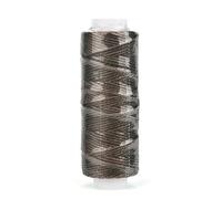 BWUHDKS Hilo de coser de nailon, cordón de cuero encerado de 0,65 mm for manualidades, hilo de coser a mano, 25 metros, redondo, 32 colores, 11(6)