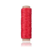 BWUHDKS Hilo de coser de nailon, rollo de 30 m, duradero, for manualidades, costura a mano, cuero, hilo encerado, color rojo(Red)