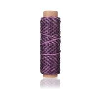 BWUHDKS Hilo de coser de nailon, rollo de 30 m, duradero, for manualidades, costura a mano, cuero, hilo encerado, color rojo(Dark Purple)