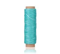 BWUHDKS Hilo de coser de nailon, rollo de 30 m, duradero, for manualidades, costura a mano, cuero, hilo encerado, color rojo(Sky Blue)