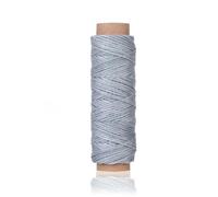 BWUHDKS Hilo de coser de nailon, rollo de 30 m, duradero, for manualidades, costura a mano, cuero, hilo encerado, color rojo(Light Gray)