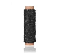 BWUHDKS Hilo de coser de nailon, rollo de 30 m, duradero, for manualidades, costura a mano, cuero, hilo encerado, color rojo(Black)
