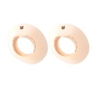 Bwuikim 1 par de muñequeras de silicona impermeables para el cuidado de la piel, para maquillaje, ducha, cuidado de la piel, albaricoque, Talla única