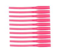 Bwuikim 10 fundas protectoras de PVC para caña de pescar nocturnas, accesorios de tubo, tubo brillante, para pescadores nocturnos