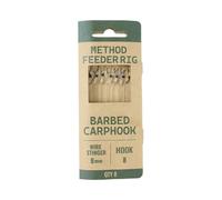 Bwuikim 8 aparejos de pesca preatados para principiantes y profesionales, métodos de gancho de púas, aparejos de alimentación para lago, río, viaje al lago