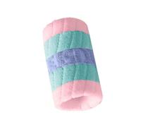 Bwuikim Banda deportiva para el sudor, para tenis, baloncesto, sudor, a rayas coloridas, para ejercicios de fitness, banda de sudor a rayas arcoíris