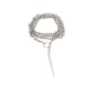Bwuikim Collar con colgante de cono elegante pero vanguardista, diseño de joyería para armario moderno y accesorios de eventos, joyería vanguardista