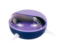 Bwuikim Dispensador de leche para mascotas, cuenco de alimentación para perros y gatos para animales pequeños, dispensador de agua para mascotas con 4 tetinas