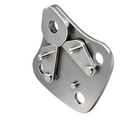 Bwuikim Divisor direccional de acero inoxidable fácil de usar para mejorar el alpinismo y el senderismo, escalada mosquetón defensor