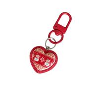 Bwuikim Elegante llavero con diseño de animal para niñas y adolescentes, accesorio de moda para mejor amiga, llavero de animales con diseño dulce, Amor, Talla única