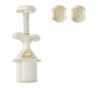 Bwuikim Innovadores moldes para galletas, moldes funcionales de frijoles verdes, para hacer aperitivos, prensa para entusiastas de la cocina