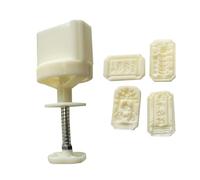 Bwuikim Moldes eficientes y fáciles de usar, moldes funcionales de prensa manual en relieve para entusiastas de la repostería, práctico sello de postres