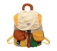 Bwuikim Paquete de viaje con panel de color permanente, a prueba de salpicaduras, sustancias, ergonómico, ventilado, panel trasero, rudimentos, transportador, inmune al agua, mochila para cuaderno, l