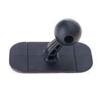 Bwuikim Soporte de teléfono ABS para coche, instalación de un solo toque, compatibilidad universal, soporte de dispositivo móvil de 4.7 6.5 pulgadas, soporte ajustable en ángulo para coche