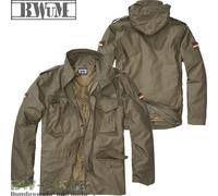 BWuM CHAQUETA DE CAMPO M65 2en1 + PARCHE Y BANDERAS EJÉRCITO CHAQUETA DE INVI...