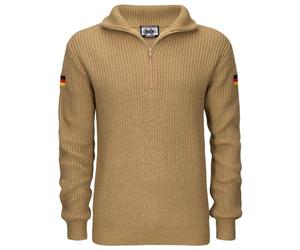 BWuM Sudadera con diseño de troyer del ejército alemán con banderas, color azul marino