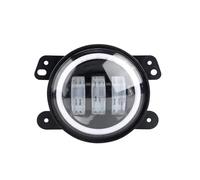 BWVMVB Faros Antiniebla Faro LED Antiniebla 4 Pulgadas Para Coche 30 W, Con Anillo Halo Blanco Luz DRL Tipo Angel Eyes Para Chrysler 300 Para PT Para Cruiser Para Touring Luces Antiniebla(PC 1)