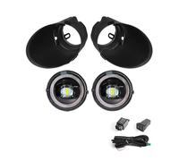 BWVMVB Faros Antiniebla Luces Antiniebla LED Angel Eyes Para Toyota Para Tacoma Para Tundra Para Sequoia (2005-2015) Lente Transparente Para Luz Diurna (DRL) Luces Antiniebla(White Ring Fog Set)