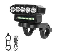BWVMVB Luces Exploradoras Moto Faro Inalámbrico Para Motocicleta, 8/5 LED, 20/12, 6 Modos De Iluminación, Portátil, Impermeable, Recargable(5LED)