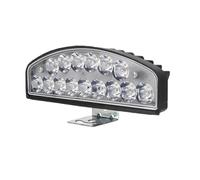 BWVMVB Luces Exploradoras Moto Para 1 Luz Semicircular Con Soporte, Foco Brillante 15 LED, Cerca Y Lejos, Blanca, Azul, Roja, Estroboscópica 12 V