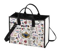 BWWKTOP Bolsa de maquillaje de Thorns And Roses City Of Starlight Gifts SJM Bookworm Bolsa de maquillaje con cremallera Acotar Merchandise, PHYSA BG, Bolsa