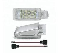 BWZJS 2 luces LED de cortesía for puerta coche Golvebox, for Porsche, 987 997 911 958 Boxster Cayman, Carrera, Turbo, CAYENNE Lámpara de pie para interior de vehículo(Rot)