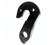 BWZJS 2 Piezas de Bicicleta Mech Dropout, for KHS, 3180 Xc24 MTB Gear Rear Derailleur Rd Hanger Gravel Carbon Mountain Bike Frame 29Er Hook Patilla de Cambio de Bicicleta(Black QA000312BKP2)