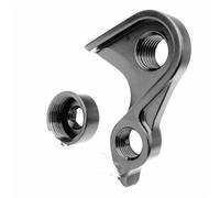 BWZJS 2 Piezas de Bicicleta Mech Dropout, for Sensa, Fiori EVO Bike Gear Rear Derailleur Rd Hanger Gravel Carbon Mountain Frame 29 Hook Patilla de Cambio de Bicicleta(Black 2PC Lock Nut)