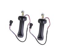 BWZJS 2 Piezas de Palanca Mando for Excavadora 2186, for minicargadora Caterpillar 216B 216 Serie 216B3 226 226B 226B3, Kit for con Botones 2186118, CA2186118, 218-6118 Joystick de Excavadora