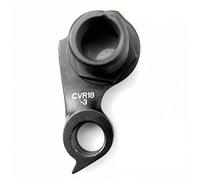 BWZJS 2 Piezas de patilla Cambio Trasera Bicicleta, for Cervelo, CVR18-3 DRH-WMN112 DRH-Rat Disc Road Frame S3 C3 C5 R3 R5 S5 Carbon Mech Dropout Patilla de Cambio de Bicicleta(Black WGH959P2)