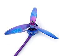 BWZJS 24 piezas/12 pares 5043 Hélice de 3 palas CW CCW FPV Racing Drone Freestyle Sky Color T5043C 5x4, pulgadas PC Reemplazo de la pala de la hélice del dron(Sky color)