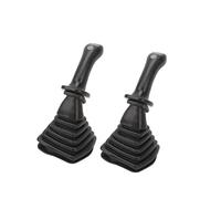 BWZJS Conjunto de Palanca Mando for Excavadora 3 Botones, 2 Piezas L + R, for con Cubierta Antipolvo, for Aluminio 6 Pines, for Doosan DH DX150 215 225 300 37020119C Joystick de Excavadora