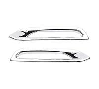 BWZJS Embellecedor de marco for luz antiniebla trasera coche, cromado ABS, for NISSAN, Qashqai, J11 Dualis 2019 2020 Moldura de la luz antiniebla del parachoques delan