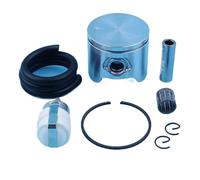 BWZJS Kit de filtro de combustible con pasador de anillo de pistón de 44mm, for Husqvarna, 350 353 346XP 345 340 351 rodamiento de agujas WT for motosierra Kit de pistón para motosierra