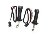 BWZJS Manijas de Joystick for Excavadora, 2 Piezas, manijas for 3 Botones, aleación Aluminio 6 Pines, for DH DX150 215 225 300 37020119C Joystick de Excavadora