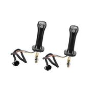 BWZJS Palanca de Mando for Excavadora, 2 Piezas, 3 Botones, manijas for, aleación Aluminio 6 Pines, for Doosan DH DX150 215 225 300 37020119C Joystick de Excavadora