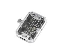 (BX3H) 3 In 1 Hub Clear Docking Station Usb C For Tnotebooks Tablets Phones