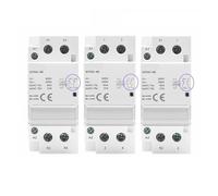 BXCONJUBC Contactor de CA Carril guía 2P 40A 63A 2NO 2NC 1NO1NC Pila Carga o for el hogar(2P 63A 1NO1NC)