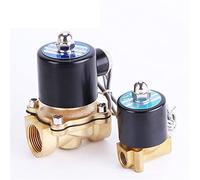 BXCONJUBC Electroválvula de latón normalmente cerrada 220 V 110 V 24 V 12 V 2 W para agua, aire y aceite 1/4" 3/8" 1/2" 3/4" 1" DN8/10/15/20/25/50 Color: DC24 V (AC220 V, 2 W200 - 20 (DN20))