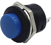 BXCONJUBC Micro Switch 10 0pcs R13-507 SPST NO Rojo Blanco Amarillo Azul Redonda Botón Presione Interruptor de botón AC 6A/125V 3A/250V 6color(8)