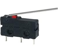 BXCONJUBC Micro Switches 5pcs Mini Limit Switch No NC 3 Patas Tarjeta de Circuito Impreso Terminales SPDT 5A 125V 250V 2 Microscos Empuje la Palanca Arco 9 mm(PCB Pin 28mm Lever)