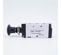 BXCONJUBC Válvula de Control Manual 5 vías y 2 Posiciones, válvula neumática Empuje Aire 4R110-06 4R210-06 4R210-08 Puerto 1/8 Pulgadas BSP 1/4 1 Uds(4R110-06)
