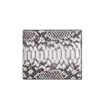 BXGGXBYSW Cartera blanca hecha a mano con piel de pitón, bolso de piel de serpiente, bolso de piel auténtica, regalo para amantes, White
