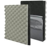 BXI Espuma de celda cerrada insonorizante, paquete de 2 autoadhesivos de 16 x 12 x 1.8 pulgadas, espuma gruesa a prueba de sonido, paneles de espuma acústica ideales para aislamiento térmico y de