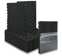 BXI Espuma de celda cerrada insonorizante, paquete de 8 autoadhesivos de 16 x 12 x 1 pulgadas, espuma gruesa a prueba de sonido, paneles de espuma acústica ideales para aislamiento térmico y ruido